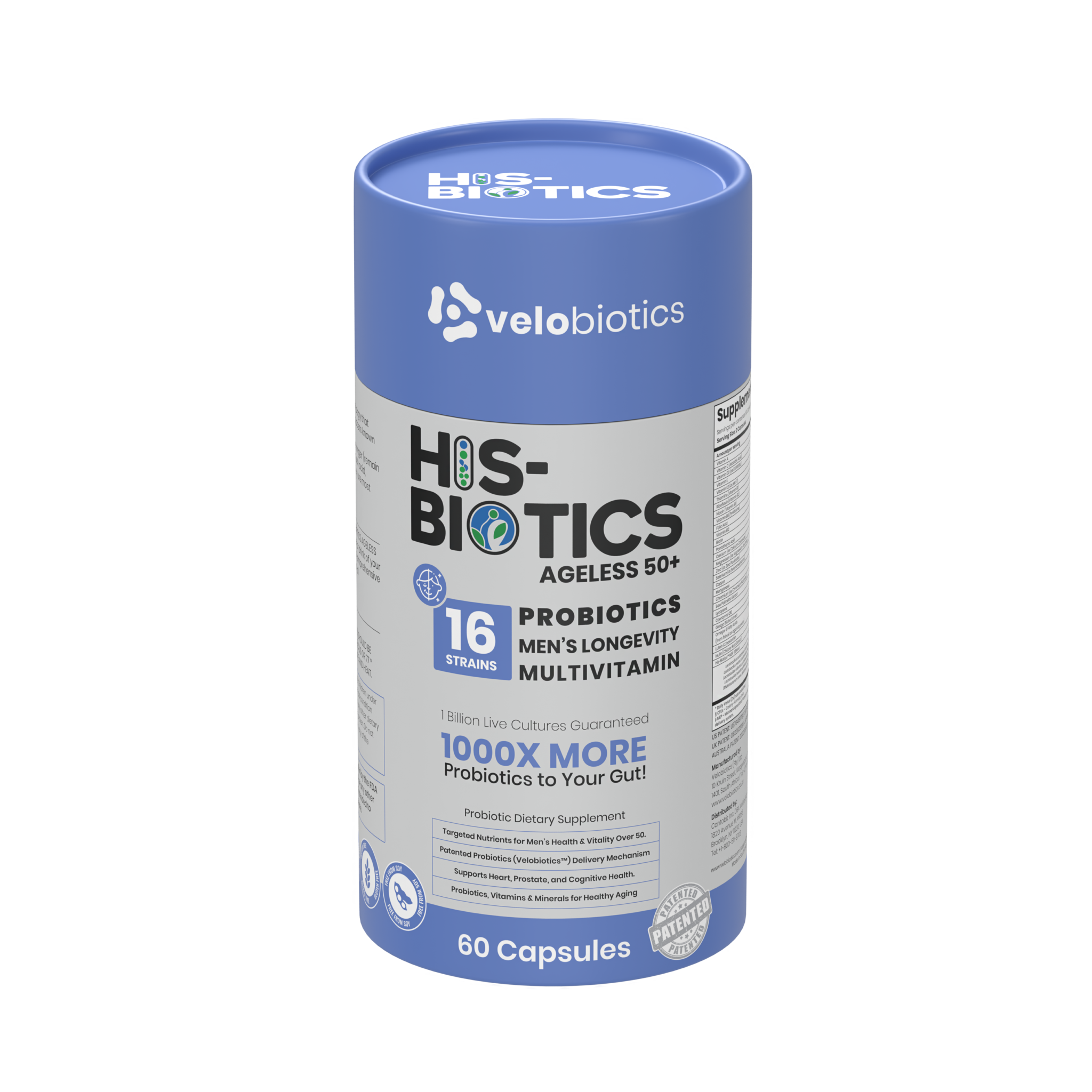 His-Biotics Probiotics AGELESS 50+ Multivitamin