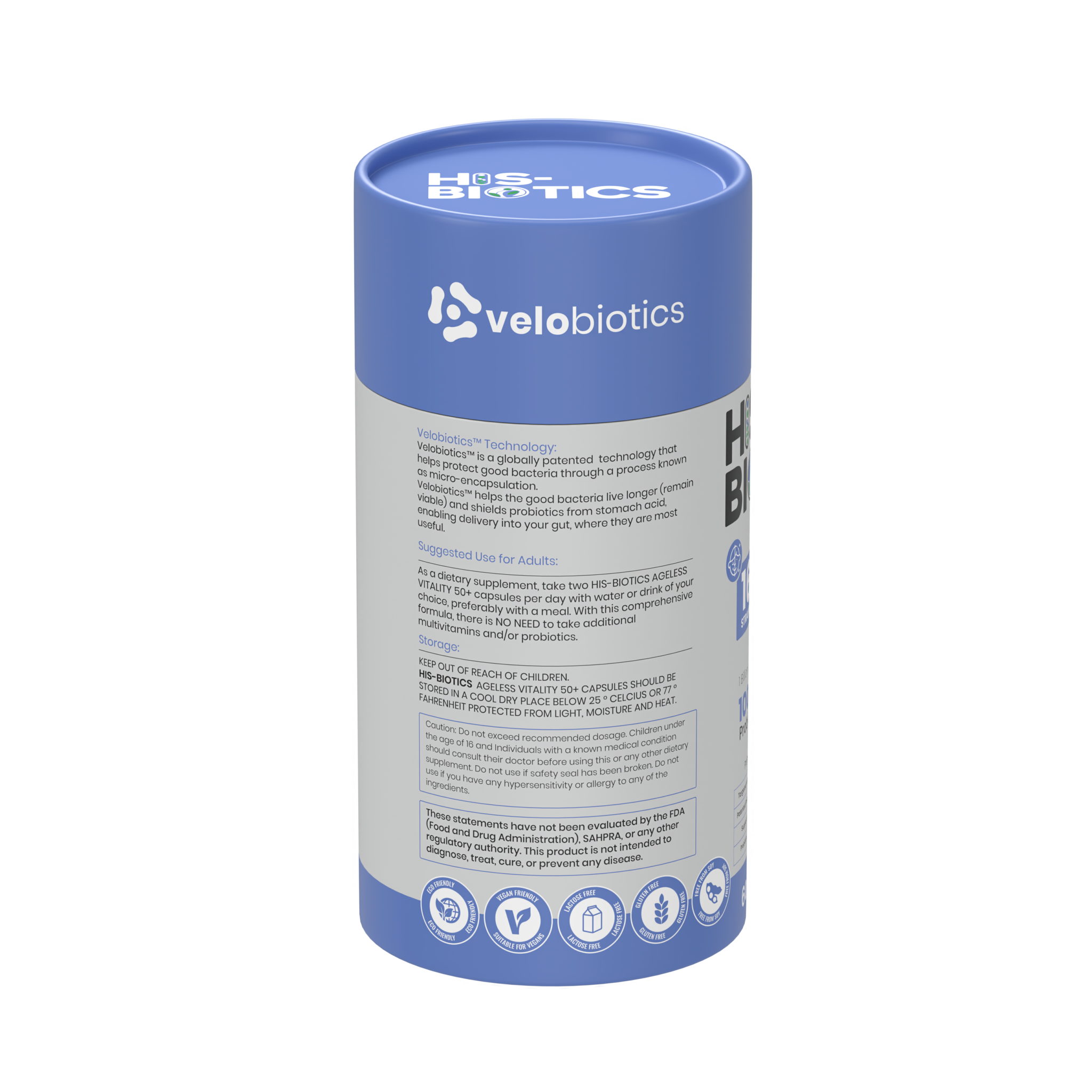 His-Biotics Probiotics AGELESS 50+ Multivitamin