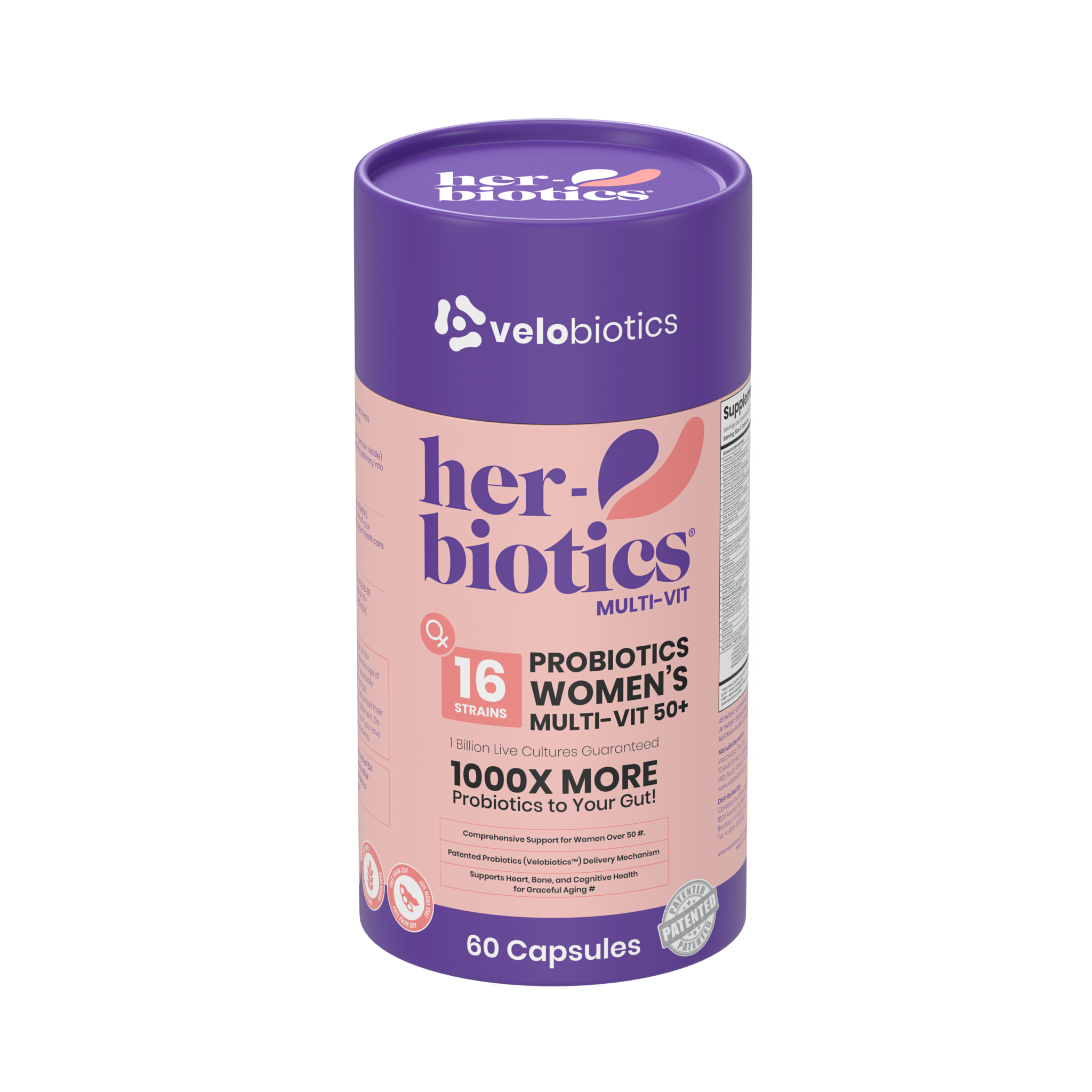 Her-Biotics Probiotics Ageless Multivitamin 50+
