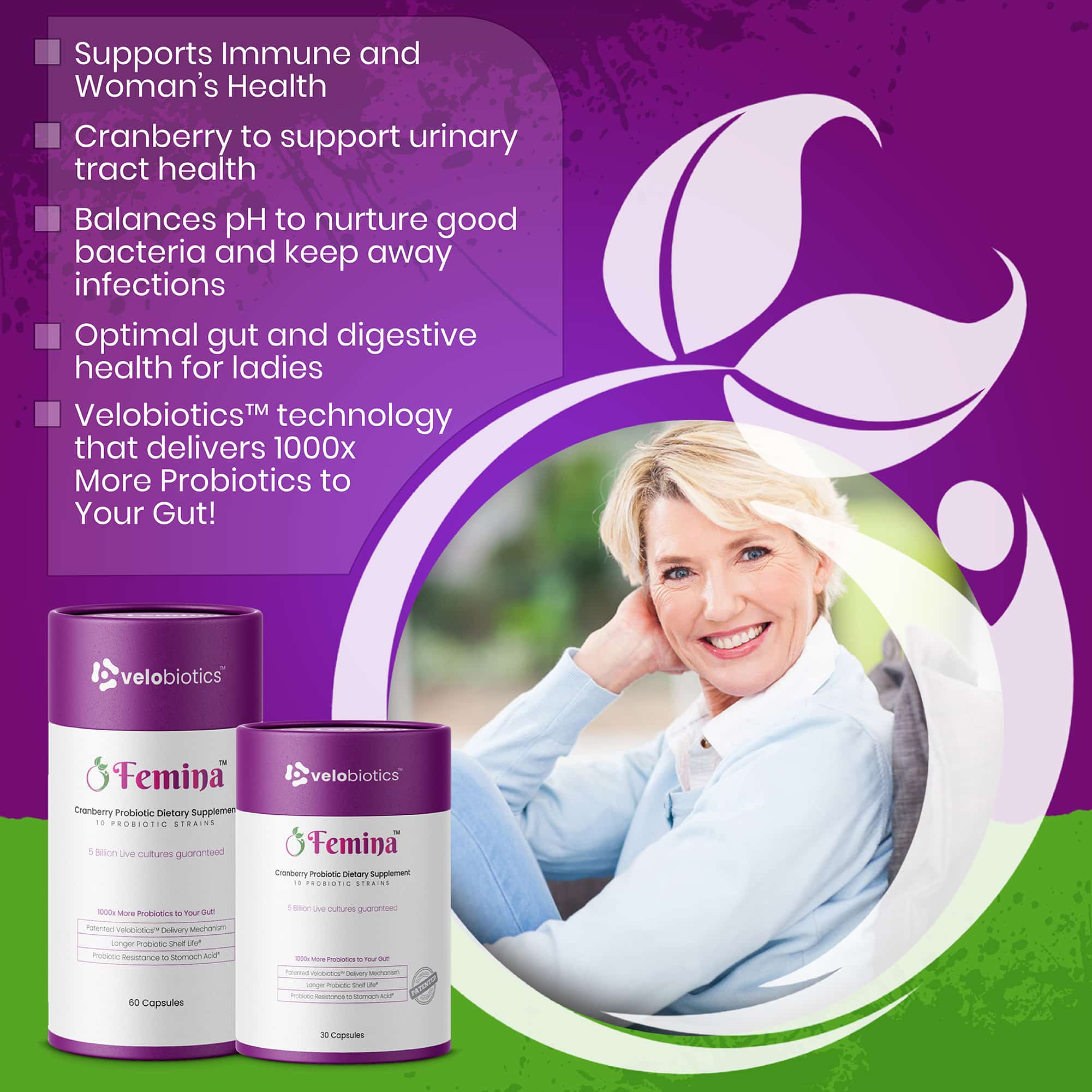 Femina Probiotic Capsules with Cranberry Extract