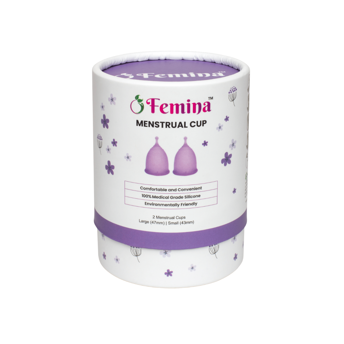 Femina Menstrual Cups - Small & Large Value Pack