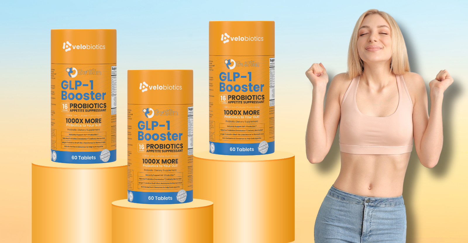 GutSlim Probiotics GLP-1 Booster