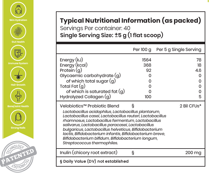 Supplement Facts 200g