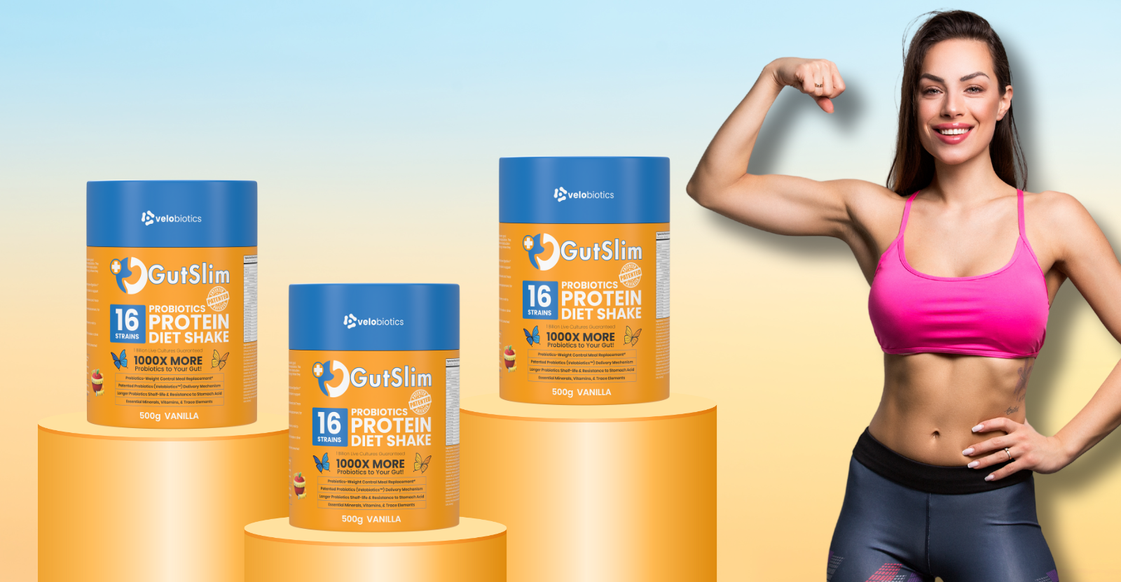 GutSlim Probiotics Diet Shake